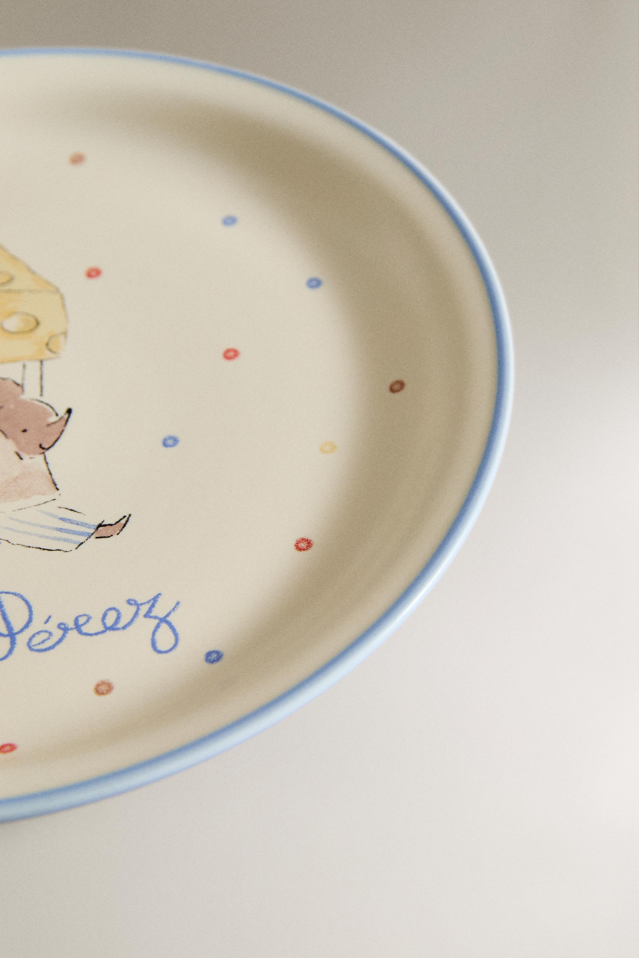 ASSIETTE EN CÉRAMIQUE MR. PÉREZ POUR ENFANTS